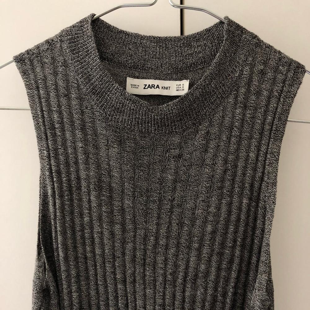 Zara Knit sleeveless maxi Dress